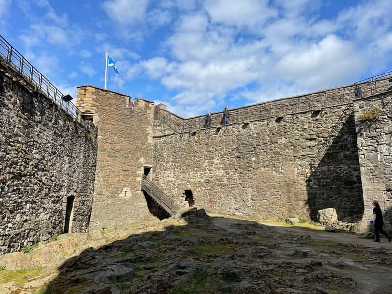 From Glasgow: Castles, Clans & Outlander Day Tour - Doune Castle (Castle Leoch): The 14th-Century Fortress Moment