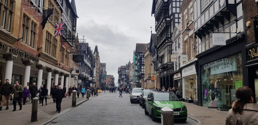 From Liverpool: Chester Sightseeing Half-Day Shore Excursion - Chester first look: Roman Amphitheatre and the Eastgate Clock