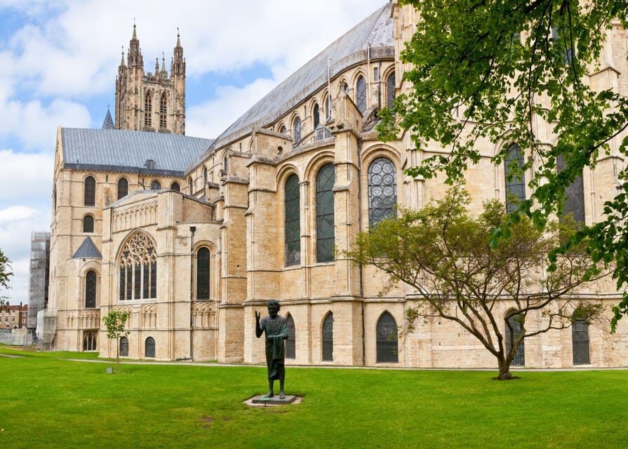 From London: Iconic Cliffs of Dover & Kent Small Group Tour - Canterbury Cathedral: Gothic spires, St. Thomas Becket, and UNESCO