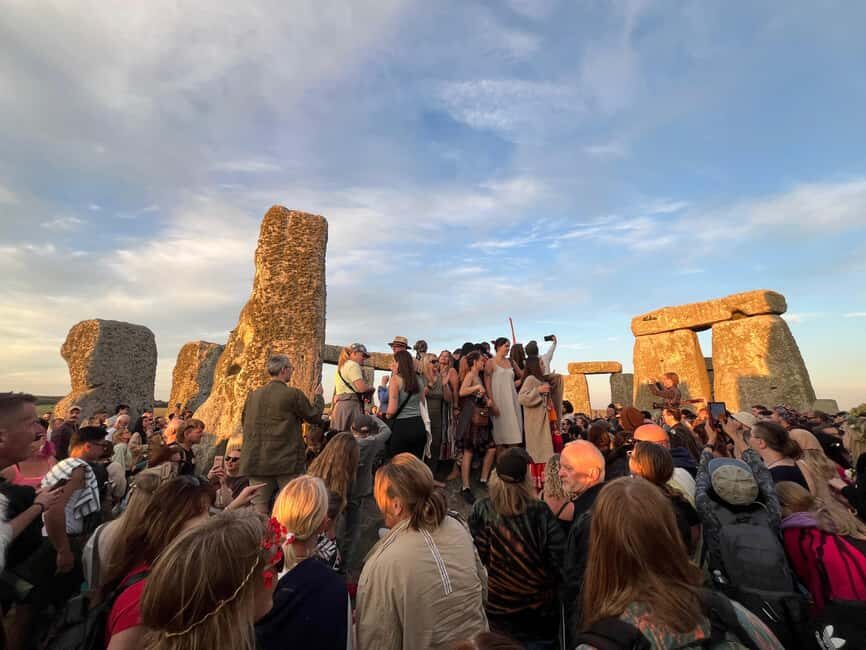 From London: Stonehenge Solstice Celebration Tour - Sunset Tour Extras: Avebury Henge and Lacock, Plus Dinner