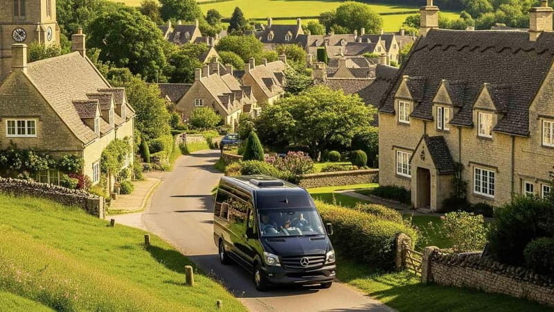 From Oxford: Cotswolds Half-Day Tour - From central Oxford to premium minibus comfort