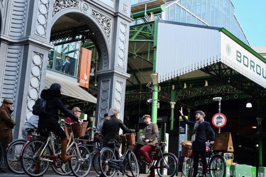 Gin Safari: Boozy London History on Two Wheels - Borough Market and Tate Modern: when food, art, and drink collide
