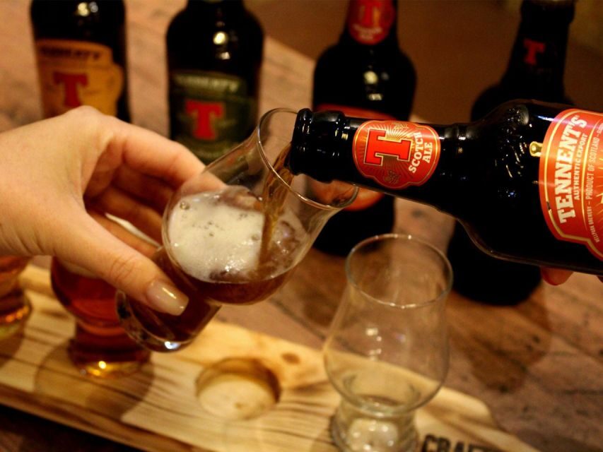 Glasgow: Beer Flight with a Haggis Taster in a Glasgow pub - Why a beer flight plus haggis works so well in Glasgow