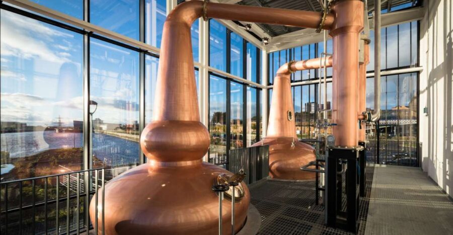 Glasgow: Clydeside Distillery Tour and Whisky Tasting - The guided production walk: from malting to distillation