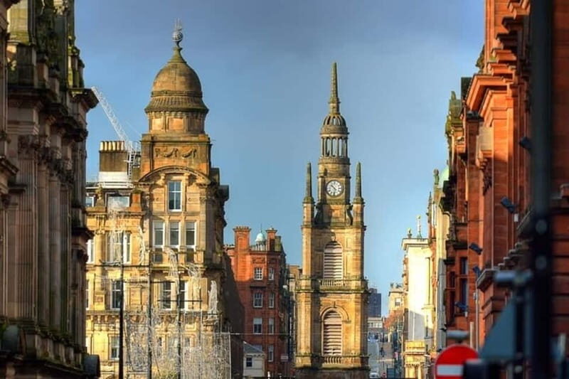 Glasgow: Must-See Attractions Guided Walking Tour - Merchant City Murals and Tolbooth Steeple: Spot the Stories in Plain Sight