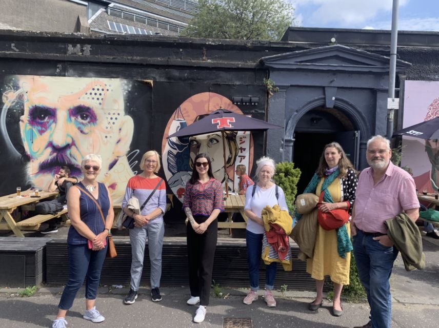 Glasgow: Private Street Art Walking Tour - SPACEMAN, plus the illegal-wall energy of Broomielaw
