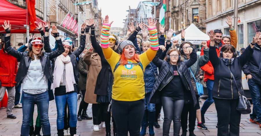 Glasgow: Silent Disco Adventure Tour - Buchanan Street and George Square Energy: The Stops That Make It Feel Special