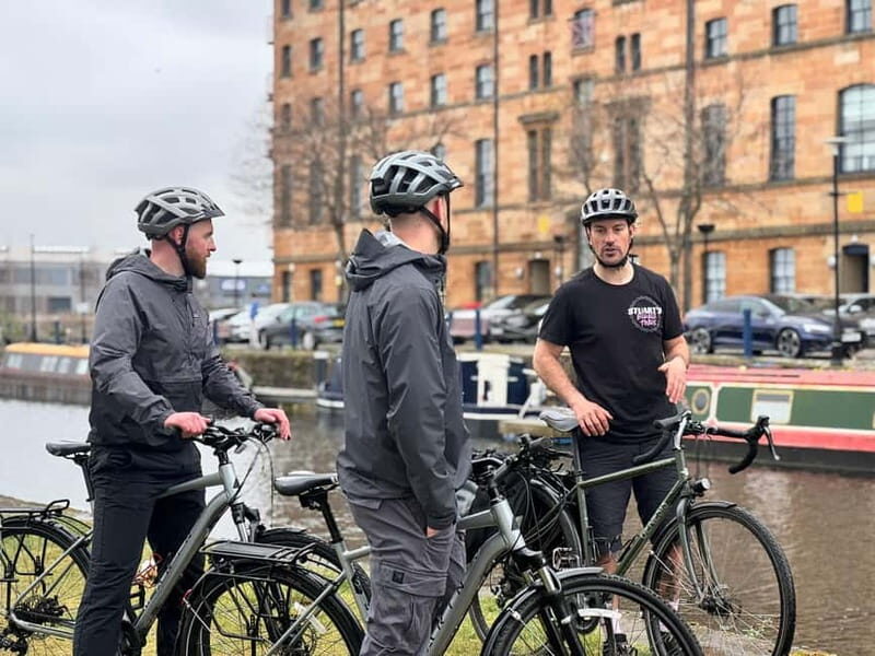 Glasgow: The Essential Glasgow Bike & E Bike Tour - SEC Armadillo, Finnieston Crane, and Billy Connolly’s Mural