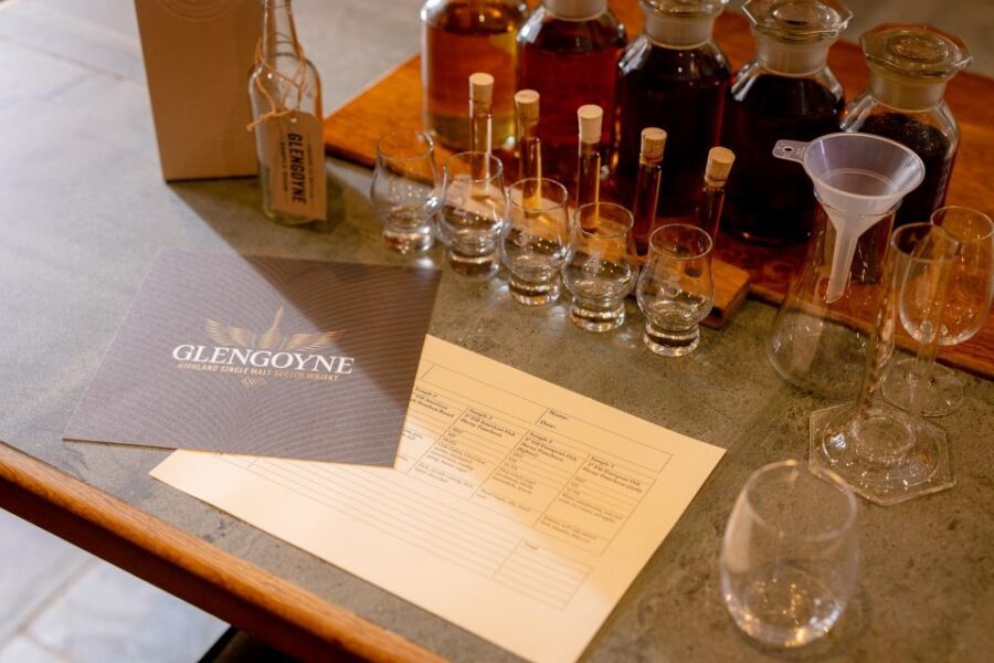 Glasgow: The Malt Master Experience at Glengoyne Distillery - Sample Room blending: creating your one-off cask-strength bottle