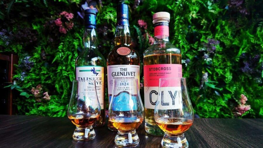 Glasgow: Whisky Flight at contemporary Scottish venue - How the 45-minute self-guided flight actually works