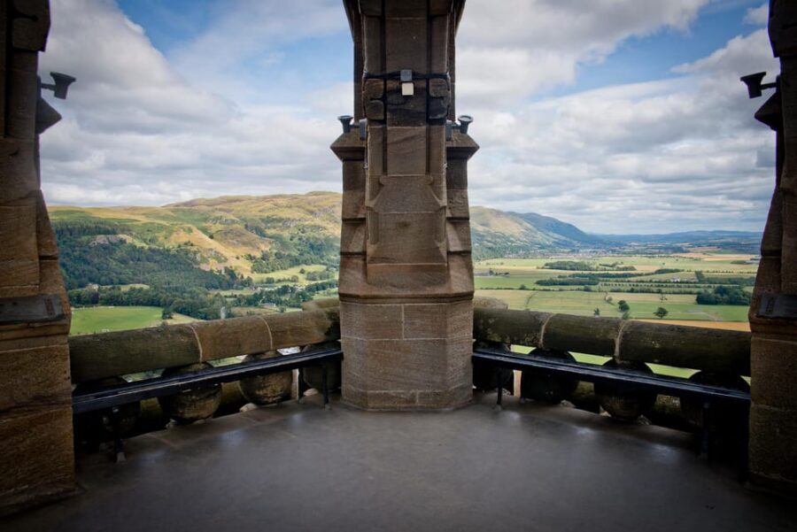Greenock Cruise Terminal; Stirling Castle and District Tour - Dumbarton Castle stop: 5th-century origins and royal overlap
