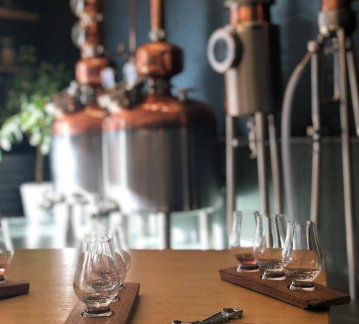 Haggis paired with whisky & gins in 56 North distillery! - What’s on Your Plate: Haggis, Neeps & Tatties (and Veggie Option)