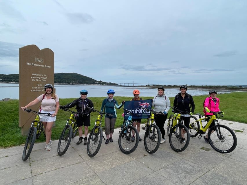Inverness: Caledonian Canal eBike Tour - Your Bike Day Setup: Fully Charged E-Bikes, Helmet, and Safety Glasses