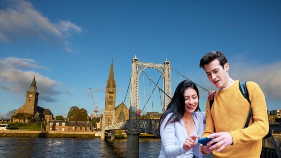 Inverness: City Walking Tour & Exploration Game - River Ness crossings and Loch Ness monster clues: what you’ll spot and why it matters
