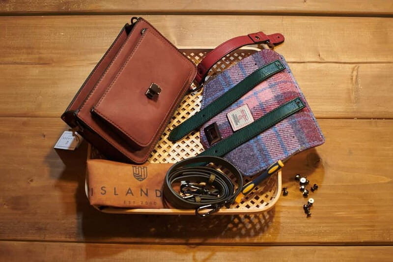 Islander® Harris Tweed® Mini Satchel Canongate Workshop - Choosing Your Colors: Body, Lid Cloth, Straps, and Handles