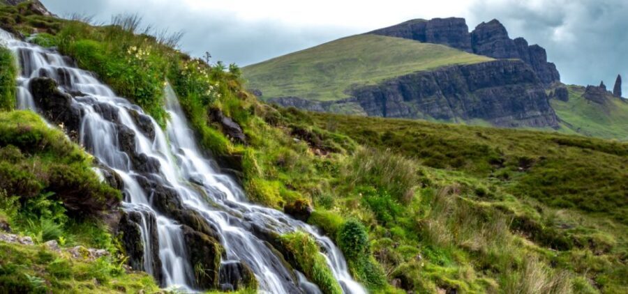 Isle of Skye Driving Tour from Portree with an APP - Old Man of Storr: the iconic rock moment with audio context