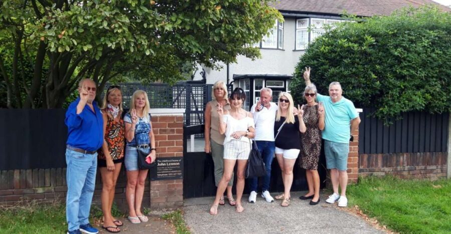 Liverpool: Beatles Childhood Homes Private Taxi Tour - George Harrison and Ringo Starr: what you see from the street