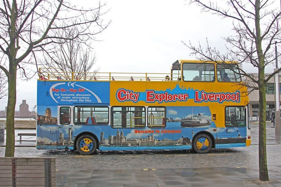 Liverpool: Beatles Explorer Bus Tour Ticket - Getting on: meeting point at Gower Street and the Royal Albert Dock start