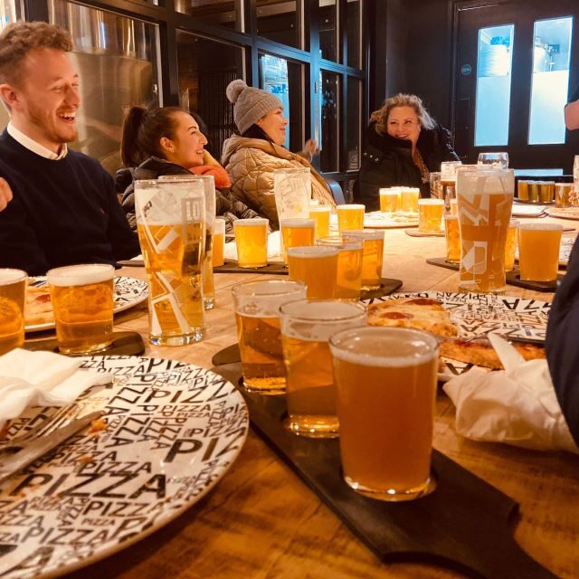 Liverpool: Brewery Bus Tour with 12 Beer and Pizza - Rain or shine: how the tour handles Liverpool weather