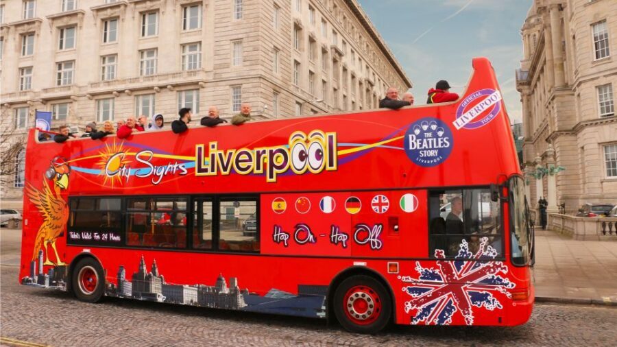 Liverpool: Open-Top Sightseeing Hop-On Hop-Off Bus Tour - Liverpool One: the city’s modern center in the mix