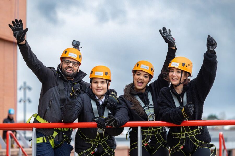 Liverpool: The Anfield Abseil & Liverpool FC Museum - The 100ft drop and the midway LFC crest moment
