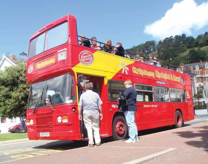 Llandudno: City Sightseeing Hop-On Hop-Off Bus Tour - The stops you will care about most: pier, shoreline, and Conwy Castle area