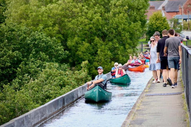 Llangollen: Aqueduct Canoe Tour Adventure - From Whitewater Active to Pontcysyllte: the easy start