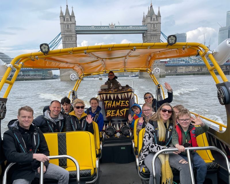London: 40-Minute Thames Beast Jetboat Tour - The 35 minutes to the Thames Barrier: pure throttle time