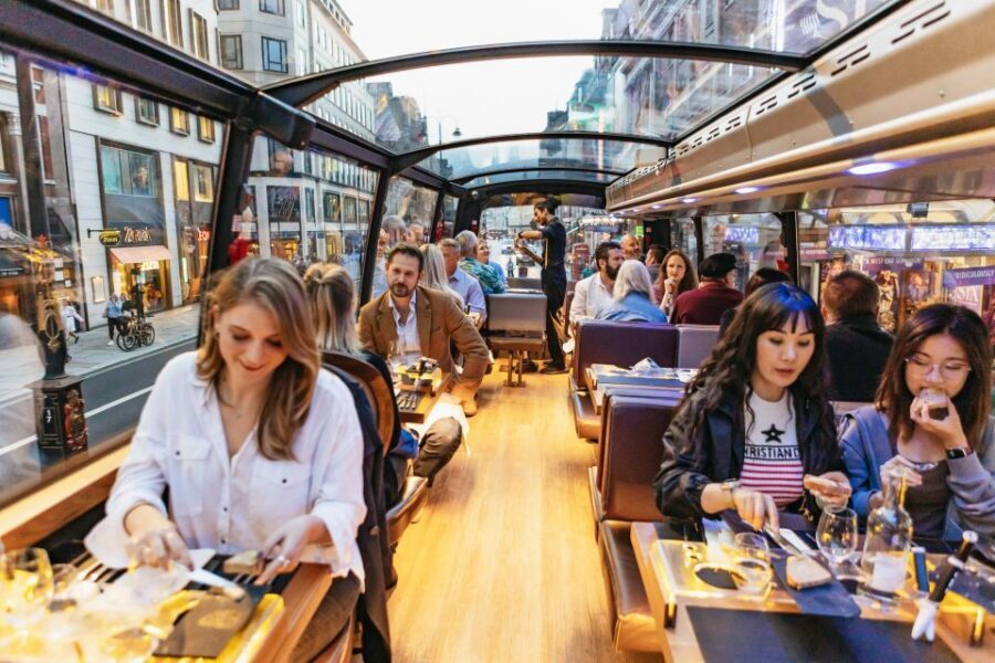 London: 6-Course Gourmet Dinner on a Luxury Coach - Meeting at Victoria Embankment: Where the Night Starts