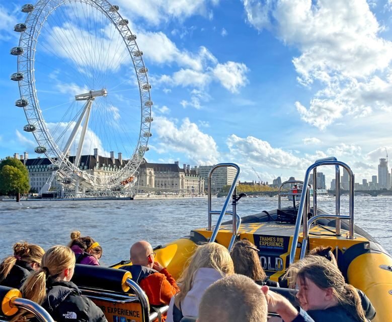 London: 70-Minute Thames Barrier Speedboat Tour - Under Tower Bridge at speed and out toward the Thames Barrier