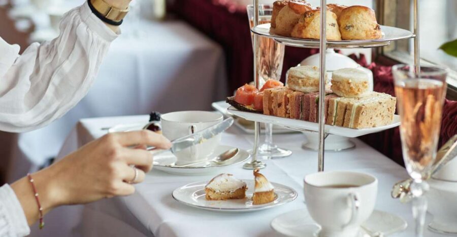 London: Afternoon Tea at The Rubens at the Palace - The drink choice: tea from P.M. David Silva & Sons (and champagne if selected)