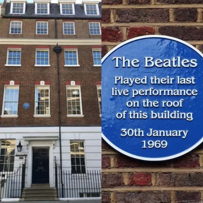 London: Beatles Magical Mystery Tour; Abbey Road, Savile Row - Starting point at the Dominion Theatre: get your bearings fast