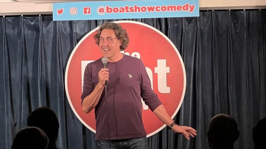 London: Boat Show Comedy Club New Material Night - The top-deck beer garden before 8pm