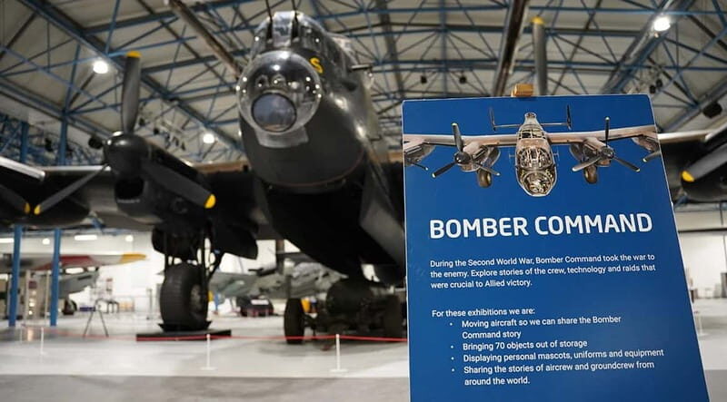 London: Bomber Command Tour at Royal Air Force Museum - Hangar 1 check-in to Hangar 5 aircraft viewing