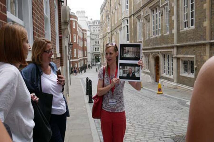 London: Bridget Jones 2–Hour Walking Tour - Temple Underground Station Exit: where the route starts