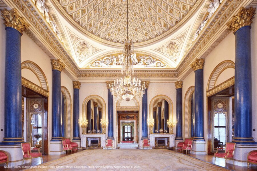 London: Buckingham Palace State Rooms & Royal Walking Tour - White Drawing Room and Throne Room: Where Official Britain Gets Specific