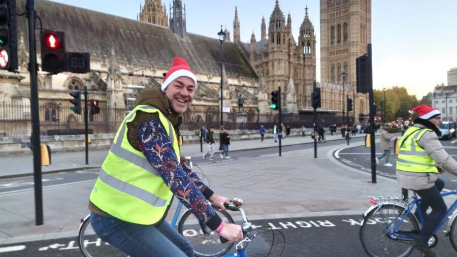 London Christmas Lights Bike Tour - Hidden alleyways and the small-window details that matter