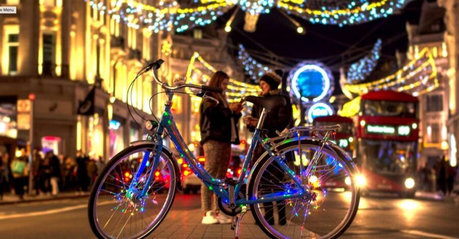London Christmas Lights Bike Tour - Bikes, comfort, and the one gear note you should take seriously
