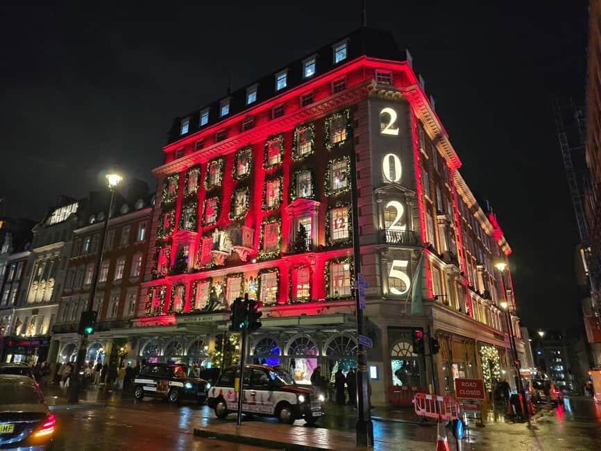 London: Christmas Lights Guided Walking Tour - Meeting at Covent Garden Tube: start where the holiday buzz is real