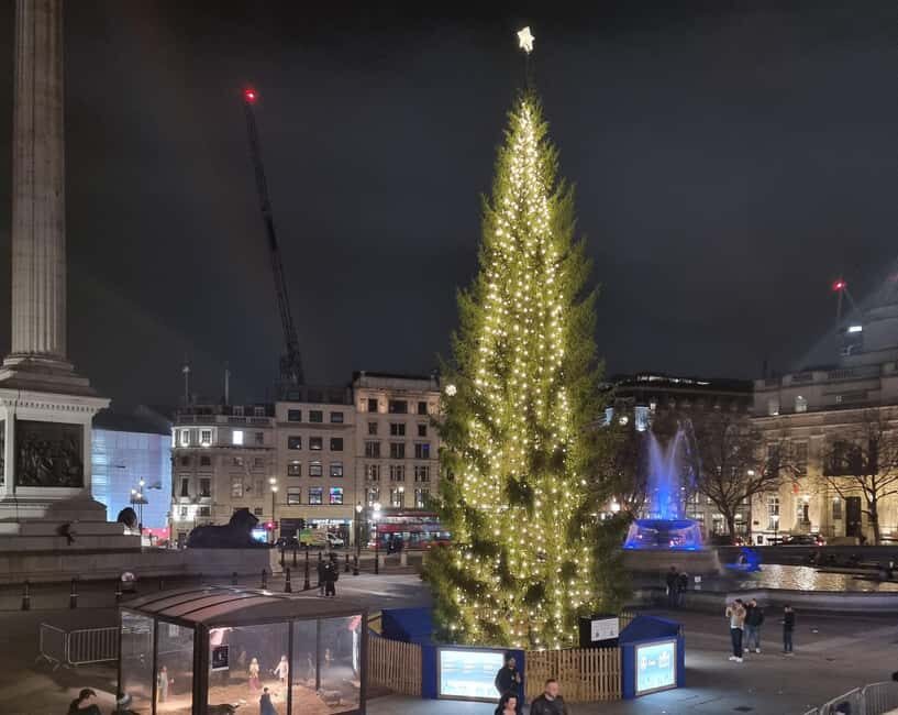 London: Christmas Lights Guided Walking Tour - Winter Wonderland upgrade: Real Ice Slide + Bavarian Village dinner