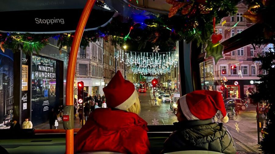 London: Christmas Lights Sightseeing Open-Top Bus Tour - A One-and-a-Half Hour Dose of London Christmas Cheer