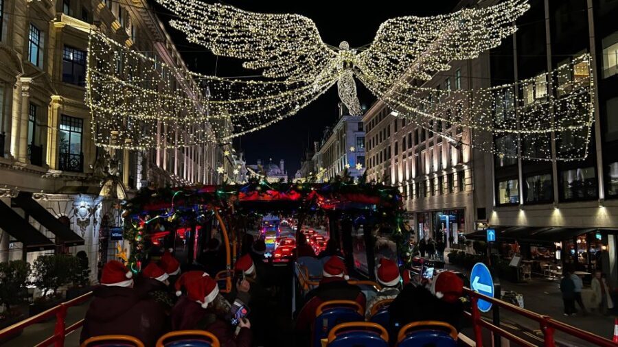 London: Christmas Lights Sightseeing Open-Top Bus Tour - Santa, Carols, and the Audio That Actually Keeps It Fun