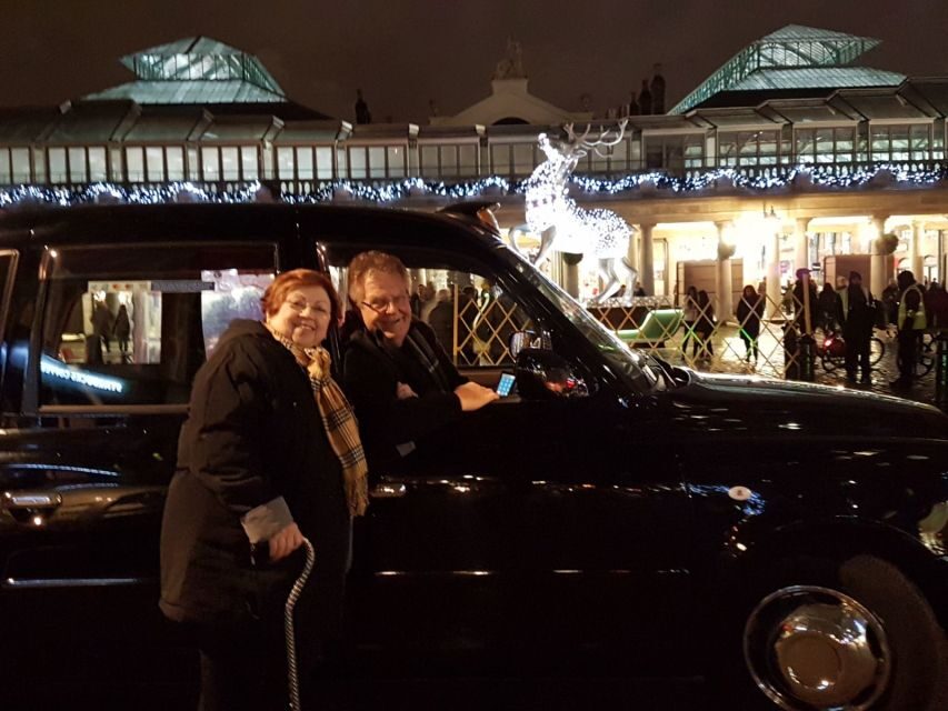 London: Christmas Lights Tour in a Black Cab - What the 2.5 hours covers, from illuminated sights to photo stops