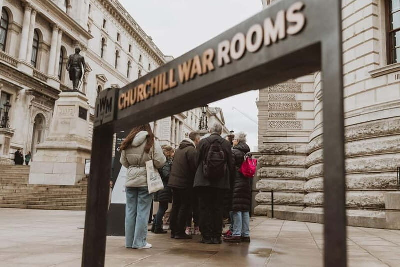 London: Churchill's Life & WW2 with Tour of War Rooms - Parliament Square and Westminster Abbey exterior: the politics behind the people