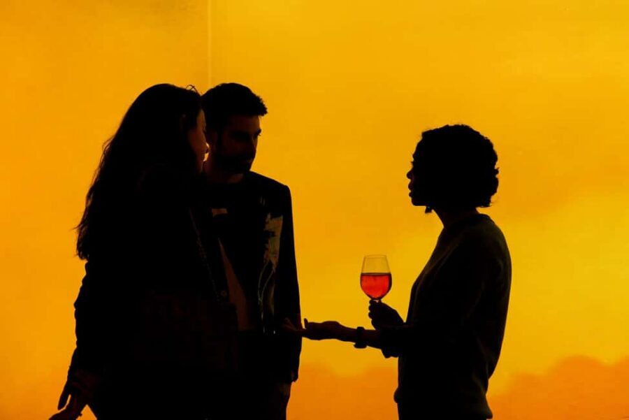 London: FRAMELESS Lates Immersive Art Experience - Entering FRAMELESS Lates near Marble Arch