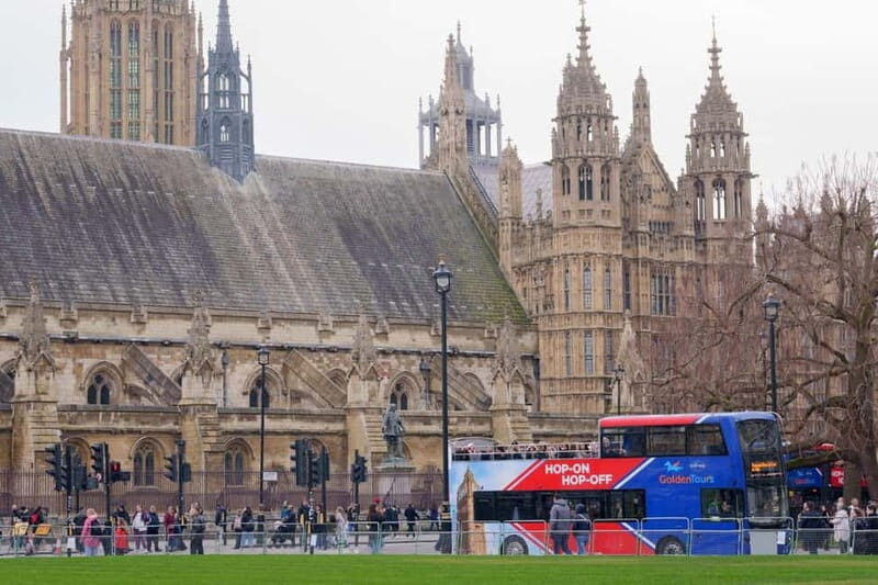 London: Golden Tours Gray Line Hop-on Hop-off Bus Tour - Rainy-day reality: open-top views, visibility, and seat choice