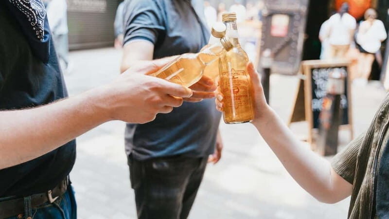 London: Harry Potter Walking Tour (& Bottle of Butterbeer) - Borough Market and the Leaky Cauldron entrance vibe
