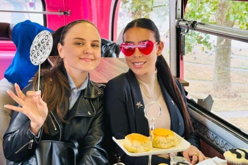London: "Here We Go Again" Afternoon Tea Bus - ABBA sing-along meets afternoon tea with real London views