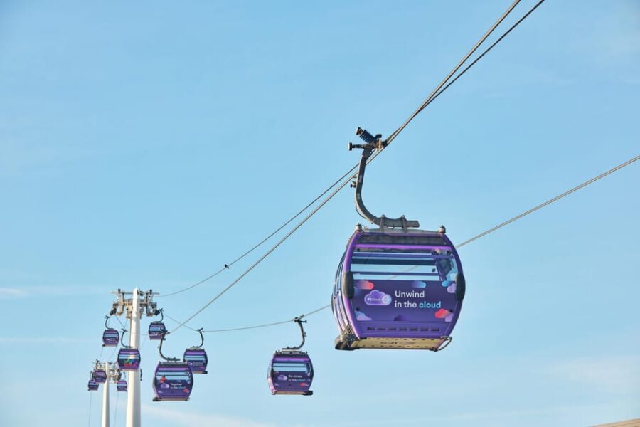 London: IFS Cloud Cable Car - Your first stop: Greenwich Peninsula and the view setup