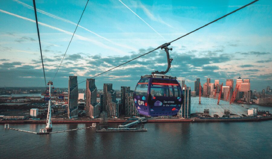 London: IFS Cloud Cable Car Champagne Experience - Thames skyline from 90 meters up: what this ride really feels like